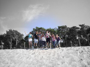 fun, sky, leisure, vacation, beach, mountain
