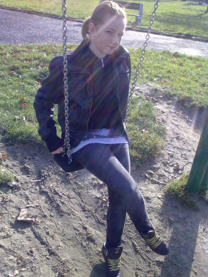 jeans, sitting, soil, swing