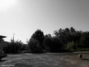sky, monochrome