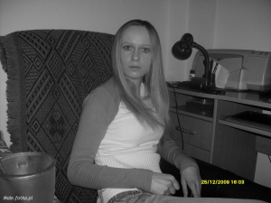 sitting, monochrome