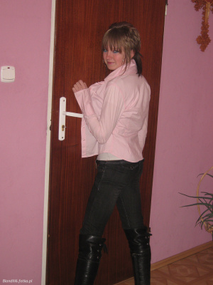 outerwear, jeans, standing