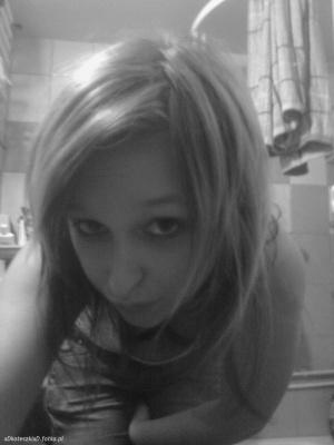 hair, selfie, smile, monochrome