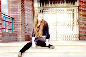 jeans, sitting