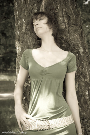 monochrome, model, dress