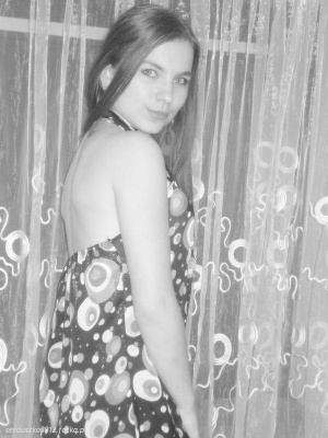 monochrome, model, dress
