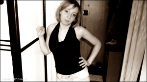monochrome, dress