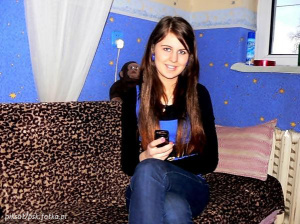 jeans, sitting