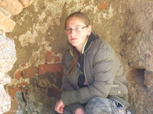 sitting, rock