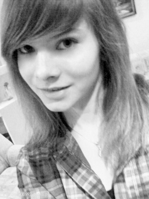 hair, selfie, smile, monochrome, bangs, pattern