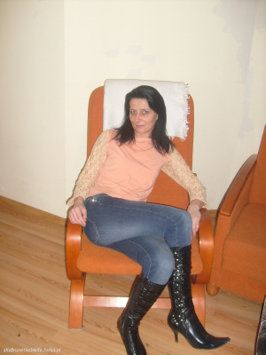 jeans, sitting, tights, chair