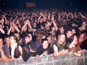 Na samym środku zdjęcia, ten pan w koszuli w kratkę, to ja ;d //Punky Reggae Live 2010 - Wrocław