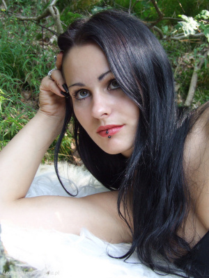 hair, skin, smile, model