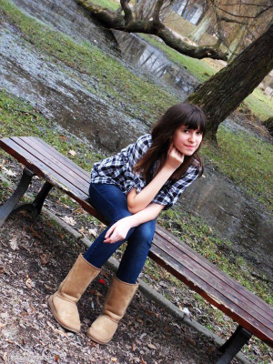 jeans, sitting