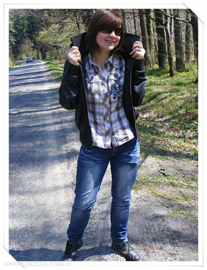 jacket, outerwear, textile, jeans, denim, cool, standing, pattern