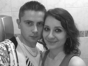 selfie, fun, smile, monochrome