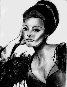 Młoda Sophia Loren