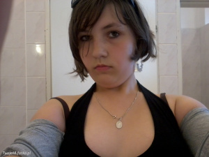hair, necklace, bangs