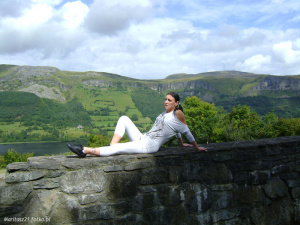sitting, leisure, mountain