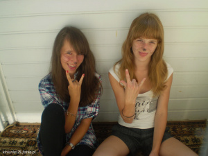 hair, fun, smile, sitting