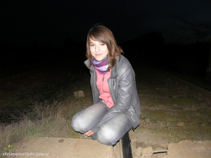 outerwear, fun, jeans, smile, sitting