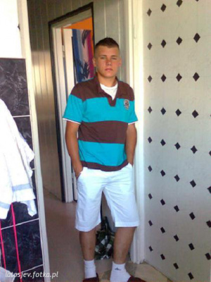 standing, shorts