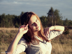 hair, smile, person