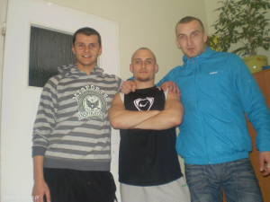 outerwear, fun, smile, cool, muscle, standing