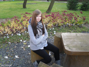 jeans, sitting, leisure, bench
