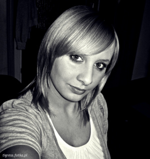 smile, monochrome