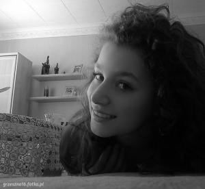 selfie, monochrome