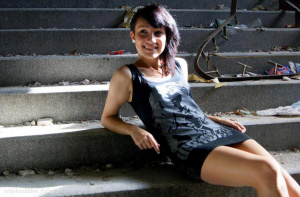 sitting, model