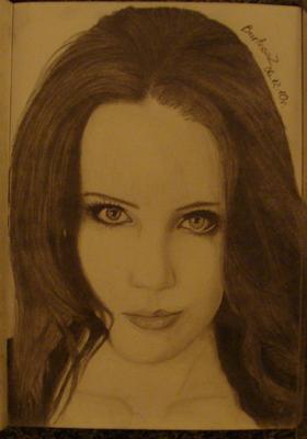 Simone Simons z Epicy, nawiasem mówiąc, moja ulubiona wokalistka :)