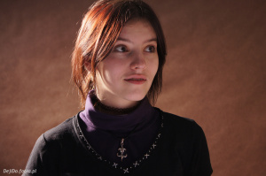 hair, necklace