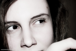mouth, eyelash, skin, hand, smile, monochrome, model