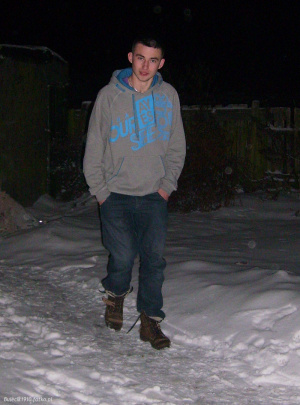 outerwear, standing