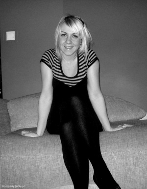 standing, monochrome, dress