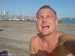 skin, fun, smile, muscle, vacation, event, beach