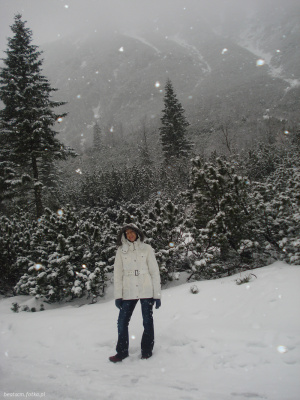 outerwear, standing, mountain