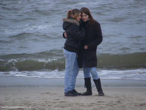 fun, jeans, vacation, standing, beach, interaction