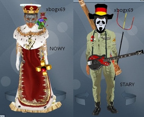 XBOGX69 , po lewo nowy po prawo stary