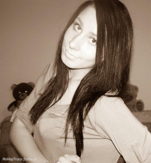 hair, smile, monochrome