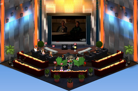 Dopiero rozgrzewka - kino maniacy. Nie trzeba tańczyć, by się dobrze bawić na MFie. I ekipa =]