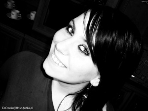 mouth, hair, smile, monochrome