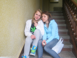 fun, jeans, smile, sitting, leisure