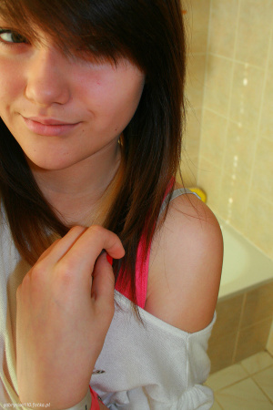 hair, skin, hand, bangs
