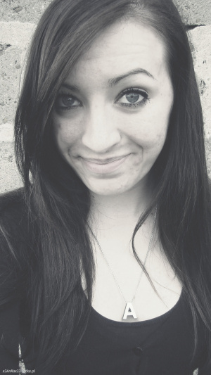 hair, smile, monochrome