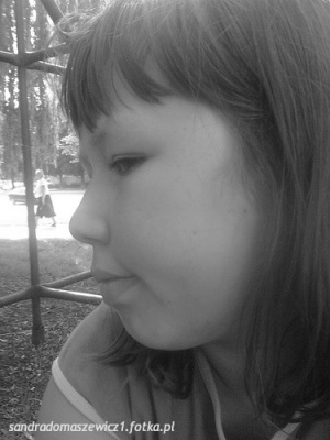 smile, ear, monochrome