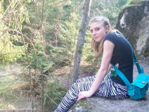 sitting, leisure, forest