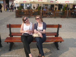 sitting, bench
