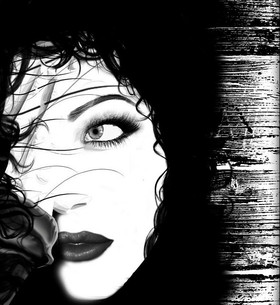 autoportret - photoshop tablet